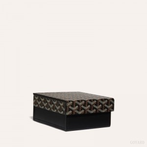 Goyard 4 WATCH CASE Black | TFMU2263