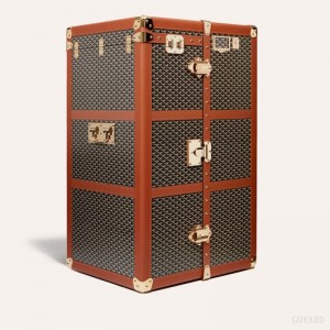 Goyard ARMOIRE TRUNK Black / Brown | IFAE8341