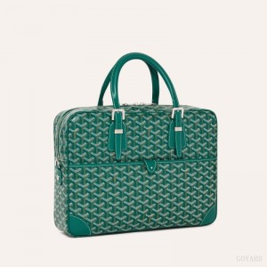 Goyard Ambassade MM Document Case Green | LULF6703