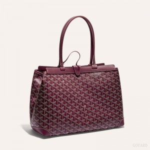 Goyard BELLECHASSE BIAUDE PM BAG Burgundy | ORZX3575