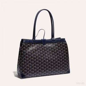 Goyard BELLECHASSE BIAUDE PM BAG Navy Blue | BVNR2663