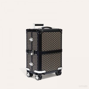 Goyard BOURGET PM TROLLEY CASE Black | YLBJ3434