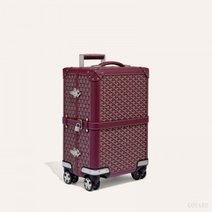 Goyard BOURGET PM TROLLEY CASE Burgundy | RVDH0078