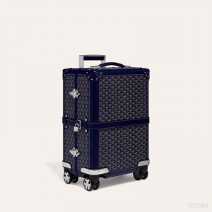 Goyard BOURGET PM TROLLEY CASE Navy Blue | LSSU7508