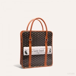 Goyard BOURGOGNE BAG Black / Brown | AWVV8985