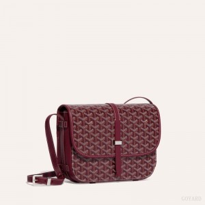 Goyard Belvedere MM Bag Burgundy | BOCK3454