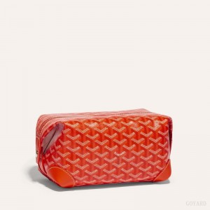 Goyard Bowling 25 Toiletry Bag Orange | UHKG5680