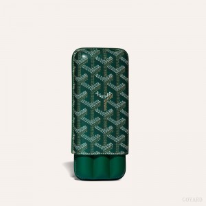 Goyard CHURCHILL 3 CIGAR CASE Green | EDKT4362