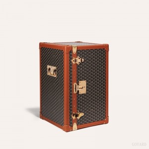 Goyard CIGARES TRUNK Black / Brown | WELI8214