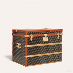 Goyard COURRIER TRUNK Black / Brown | VBNI2068