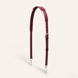 Goyard CUIR MM STRAP Burgundy | ZWFX8319