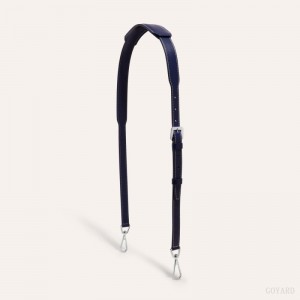 Goyard CUIR MM STRAP Navy Blue | ZHQR8782