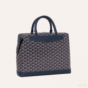 Goyard Cisalpin Document Case Navy Blue | MXPX9388