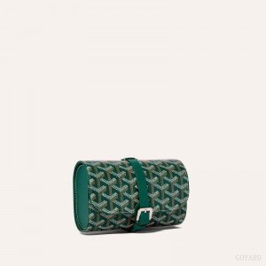 Goyard DOUBLE TRAVEL WATCH CASE Green | DIIG2904