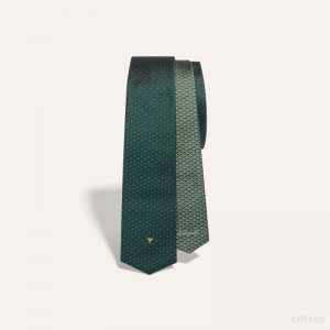 Goyard Eldredge Bicolore tie Green | GATQ0304