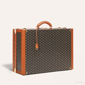 Goyard GRAND HÔTEL 55 CASE Black / Brown | ZBCT2173