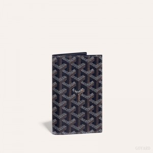 Goyard GRENELLE PASSPORT COVER Navy Blue | MEEU5703