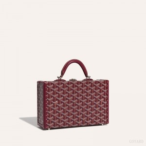 Goyard Grand Hôtel Trunk Bag Burgundy | TNLC8490