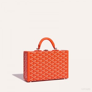 Goyard Grand Hôtel Trunk Bag Orange | ZVNQ4370