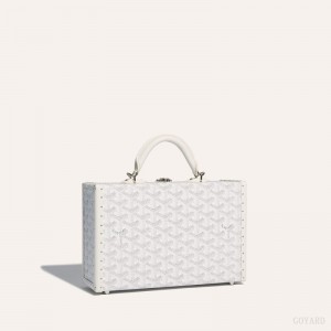 Goyard Grand Hôtel Trunk Bag White | EIHX3174