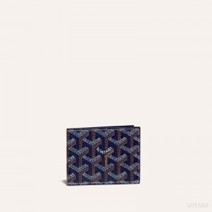 Goyard INSERT VICTOIRE CARD WALLET Navy Blue | GUBP7541