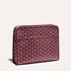 Goyard JOUVENCE GM TOILET BAG Burgundy | UDIZ1691