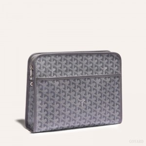 Goyard JOUVENCE GM TOILET BAG Grey | RFEQ7554