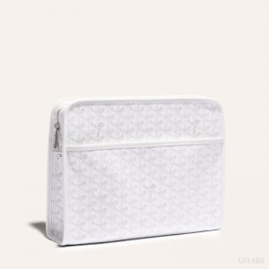 Goyard JOUVENCE GM TOILET BAG White | GBDS8684