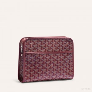 Goyard JOUVENCE MM TOILET BAG Burgundy | GJQP1890