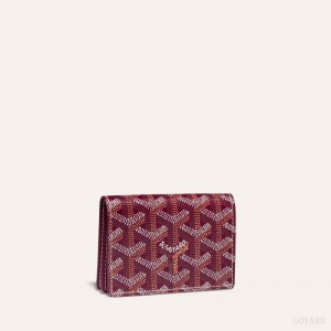 Goyard MALESHERBES CARD WALLET Burgundy | CTRJ2743