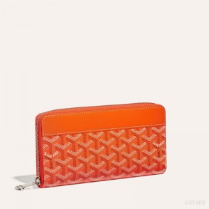 Goyard MATIGNON GM WALLET Orange | OBJB5769