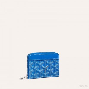 Goyard MATIGNON MINI WALLET Blue | SXLK6278