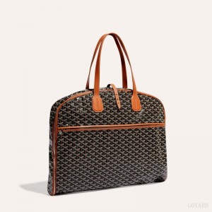 Goyard MAYFAIR GARMENT COVER Black / Brown | APXB4109