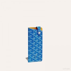 Goyard MONTMARTRE PM GLASSES CASE Blue | EZBI8214