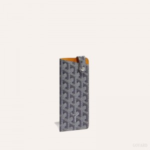 Goyard MONTMARTRE PM GLASSES CASE Grey | QUTV5690