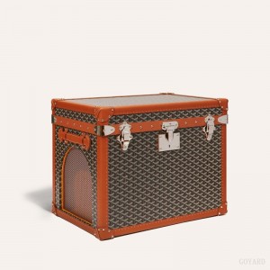 Goyard NICHE TRUNK Black / Brown | RCBB3680