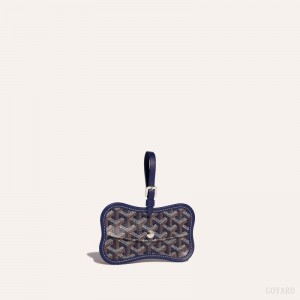 Goyard Os Grey Dog pocket Navy Blue | ZXKO3378