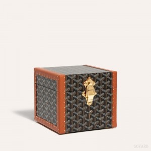 Goyard PARIS CASE Black / Brown | AHNH0978