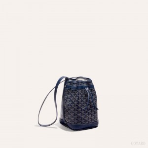 Goyard PETIT FLOT BUCKET BAG Navy Blue | XXQE0064