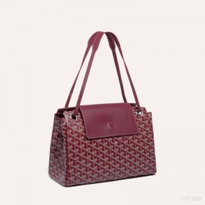 Goyard ROUETTE PM BAG Burgundy | YRZW3798