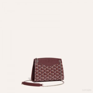 Goyard Rouette Structuré Mini Bag Burgundy | GQAU8934