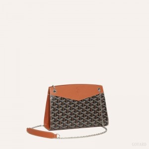 Goyard Rouette Structuré PM Bag Black / Brown | DARN3639