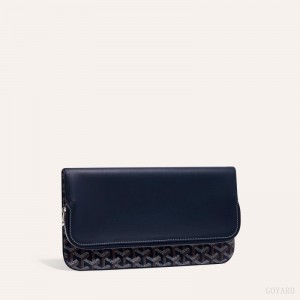 Goyard SAINTE-MARIE CLUTCH Navy Blue | QTNO9597