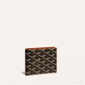 Goyard SAINT-FLORENTIN WALLET Black / Brown | XZOW2952