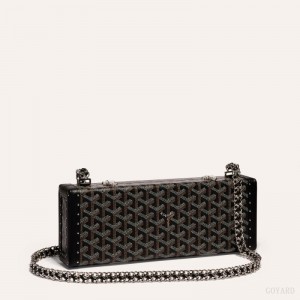 Goyard SAINT-HONORE TRUNK BAG Black | GRQD8861