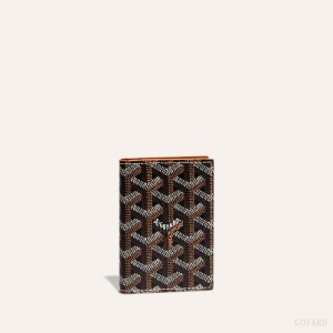 Goyard SAINT-MARC CARD WALLET Black / Brown | PDGY7897