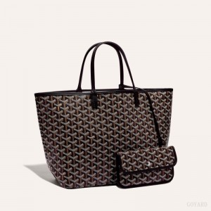 Goyard SAINT LOUIS PM BAG Black | HIUO6246