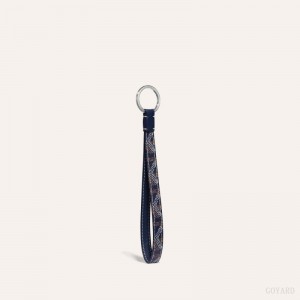 Goyard SESAME KEY RING Navy Blue | CEXM4963