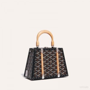 Goyard Saïgon Mini Trunk Bag Black | FMRQ8277