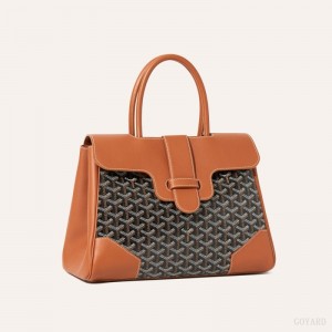 Goyard Saïgon tote bag Black / Brown | FLFZ2878